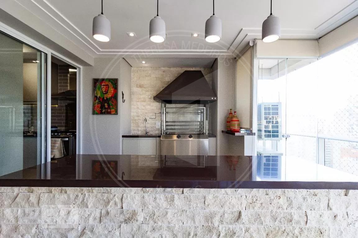 Apartamento Mobiliado de 138m² com 3 Suítes, 2 Vagas e Lazer Completo Próximo ao Metrô no Brooklin